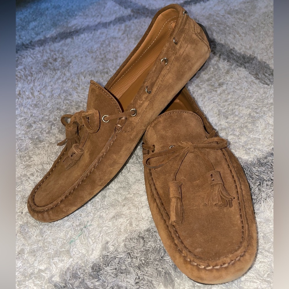 Ralph Lauren Harold Tassel Calf-Suede Driver